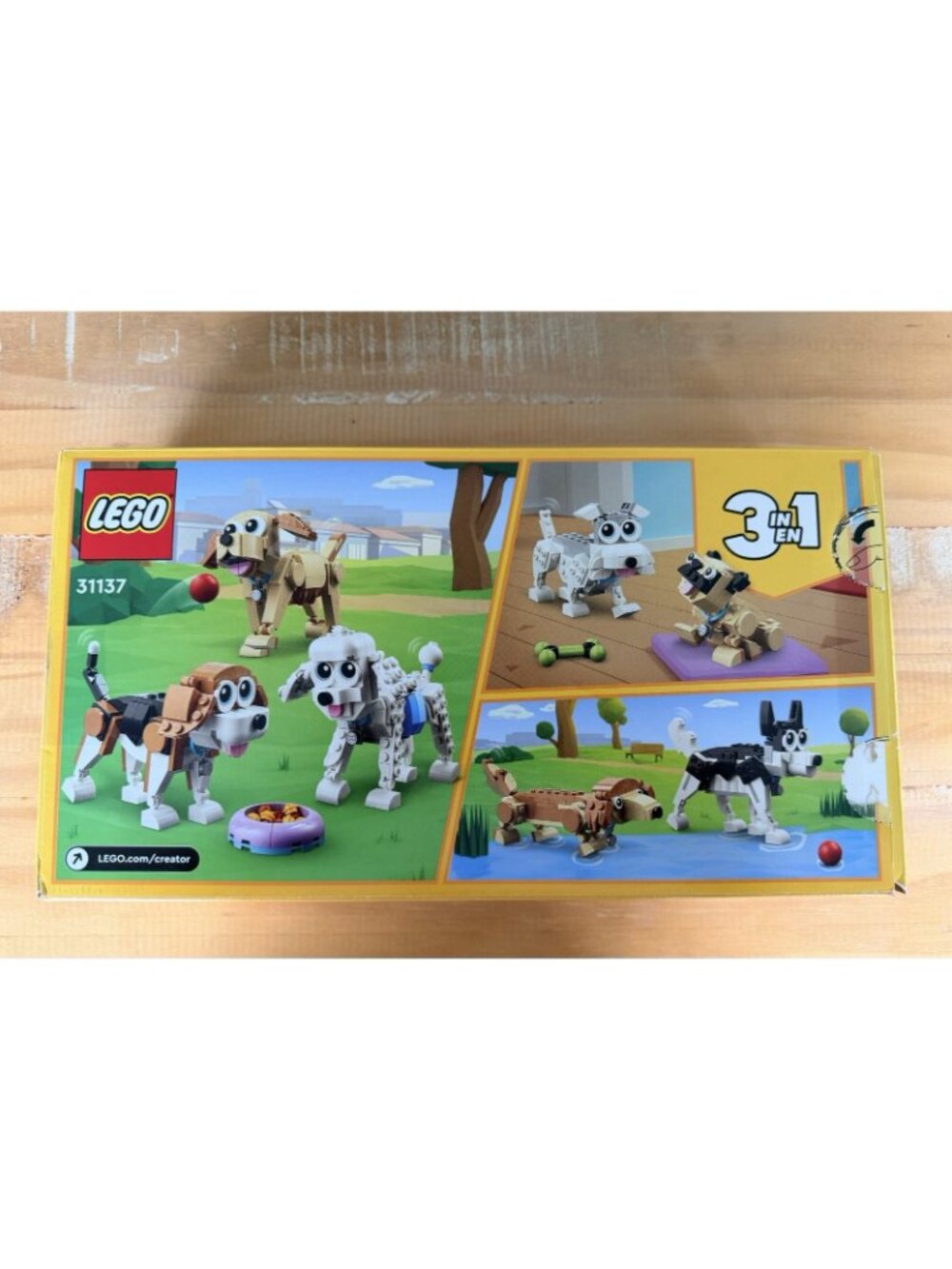 LEGO Creator # 31137 Adorable Dogs RETIRED 475 Pieces New Open Box - Picture 2 of 7